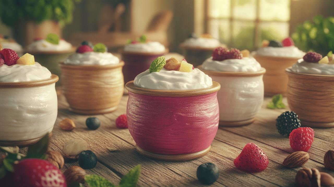 Découvrez les différentes textures et variétés de yaourts : de l’entrée au dessert