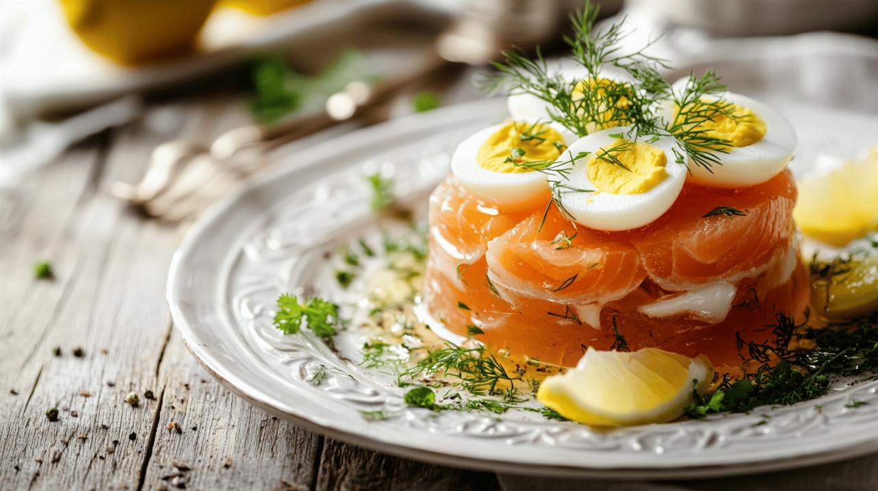 Delicieux aspic en gelee : saumon fume sauvage et œufs – Notre comparatif des meilleures gelatines